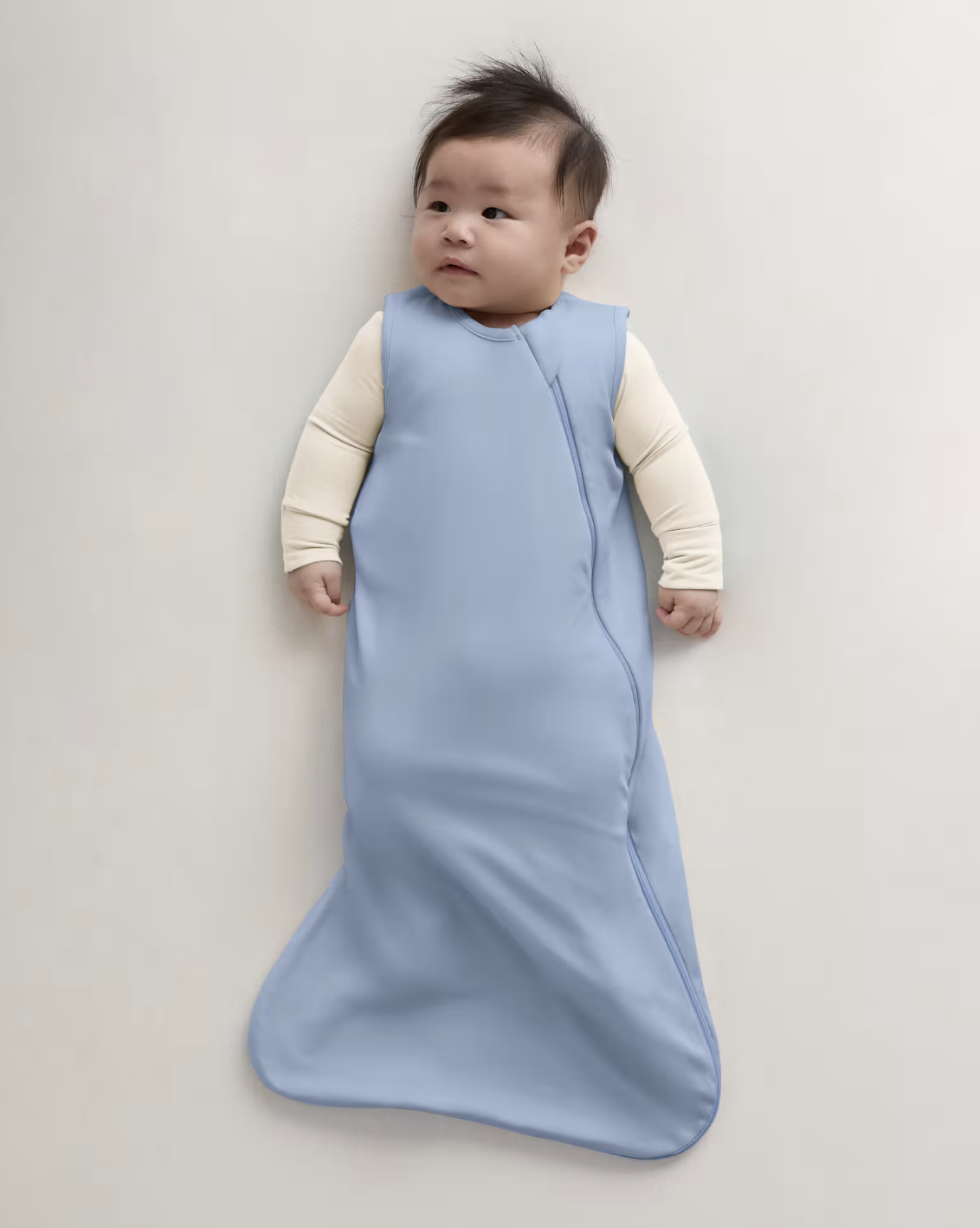 Quince Bamboo Sleep Bag 1.0 TOG in Eternal Blue.