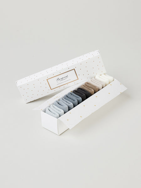 Bonpoint Baby Day-of-the-Week Cotton Socks Northern Blue.