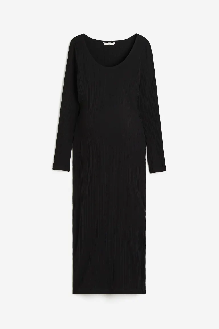 H&M MAMA Ribbed Bodycon Dress - $24.99.