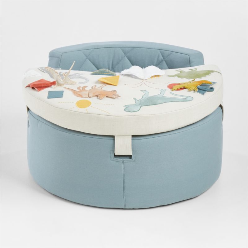 Crate and Barrel Dino Buddies Baby Activity Chair.