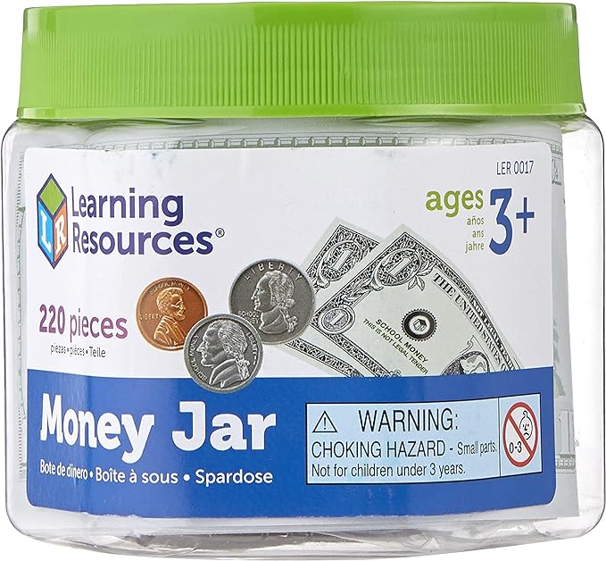 Learning Resources Play Money Jar.