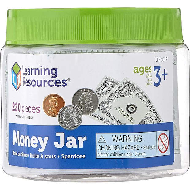Learning Resources Play Money Jar.