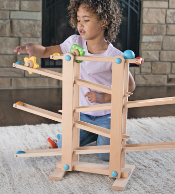 Roll 'n Go Wooden Marble Run.