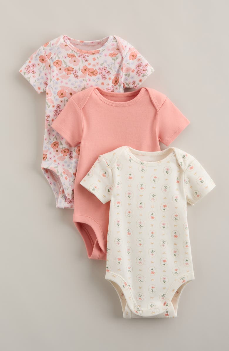 Grow With Me 3-Pack Assorted Bodysuits.