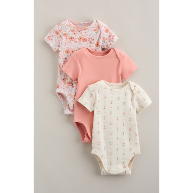 Grow With Me 3-Pack Assorted Bodysuits.