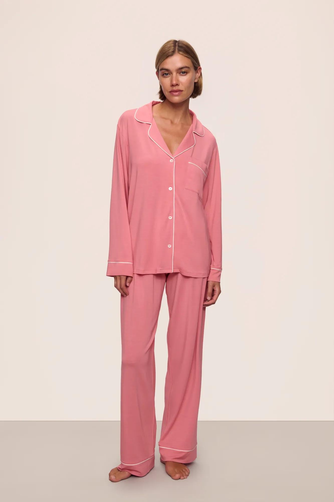 Eberjey Modal Long PJ Set.