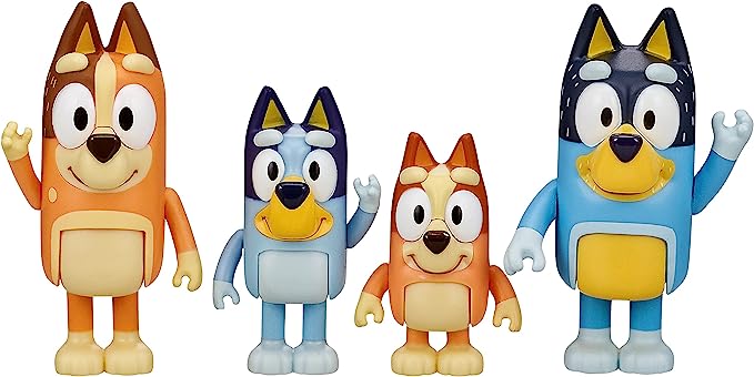 Bluey Bluey and Family Poseable Figures.