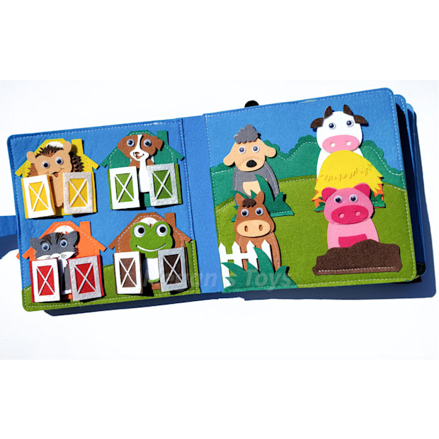 Personalized Montessori Felt Quiet Book.