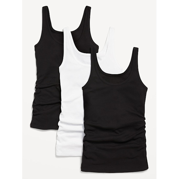 Old Navy Maternity First Layer Rib-Knit Tank Top 3-Pack.