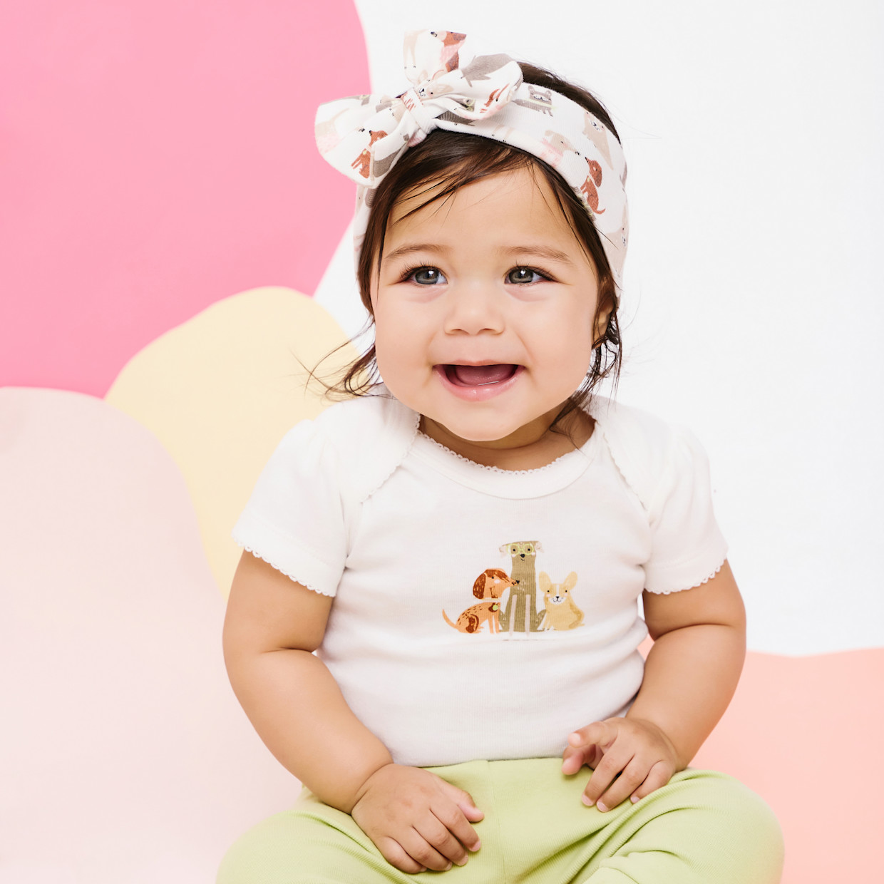 Small Story Days Of The Week Bodysuits (7 Pack) - Dog Days, 9-12 M.