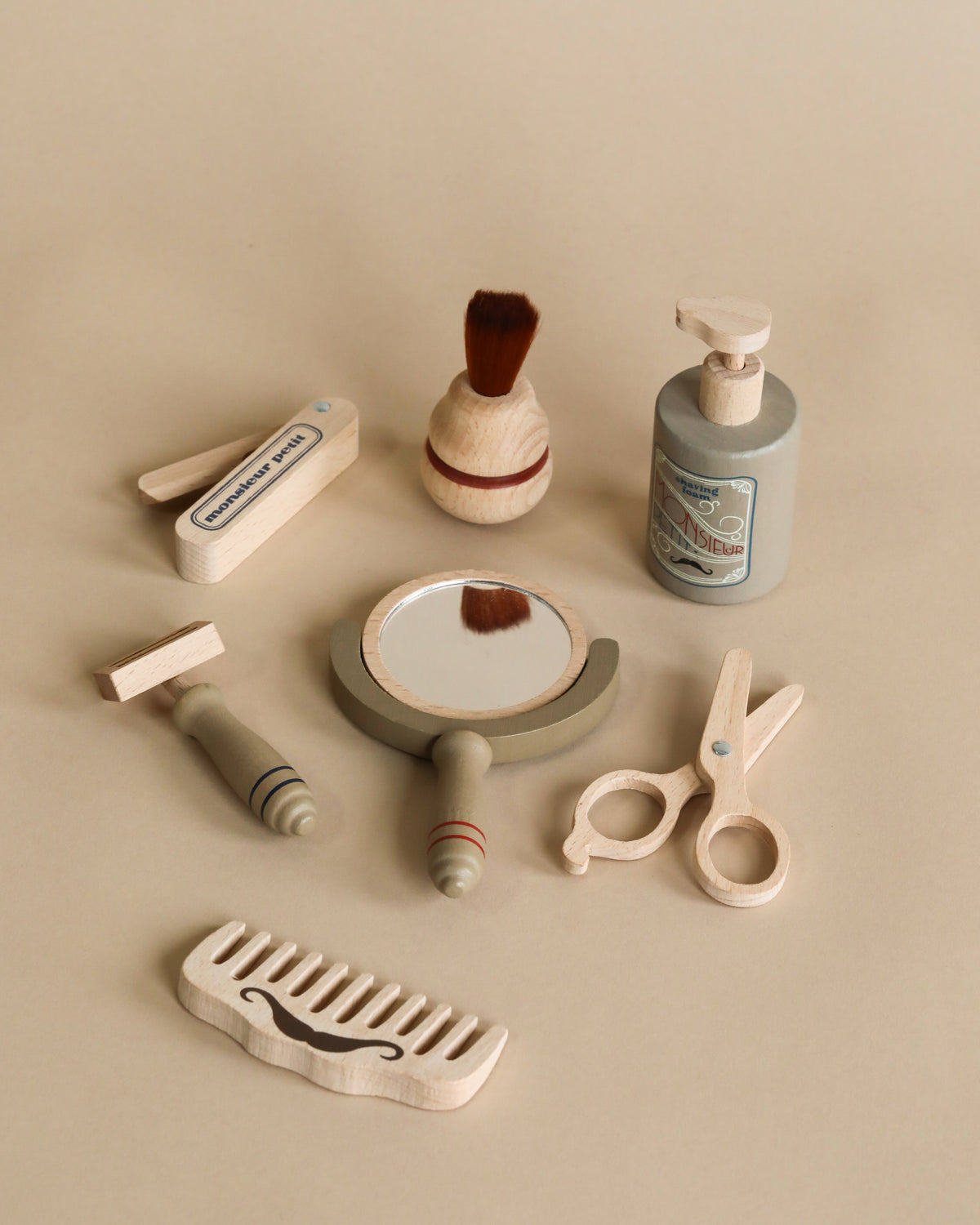 Odin Parker Wooden Barber Set.