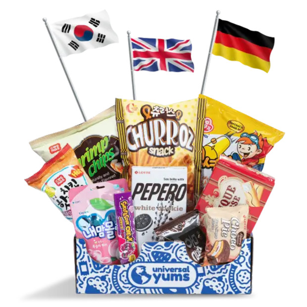 Universal Yums Subscription Snack Box.