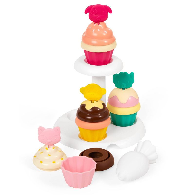 Skip Hop Zoo Toy Sort And Stack Cupcakes.