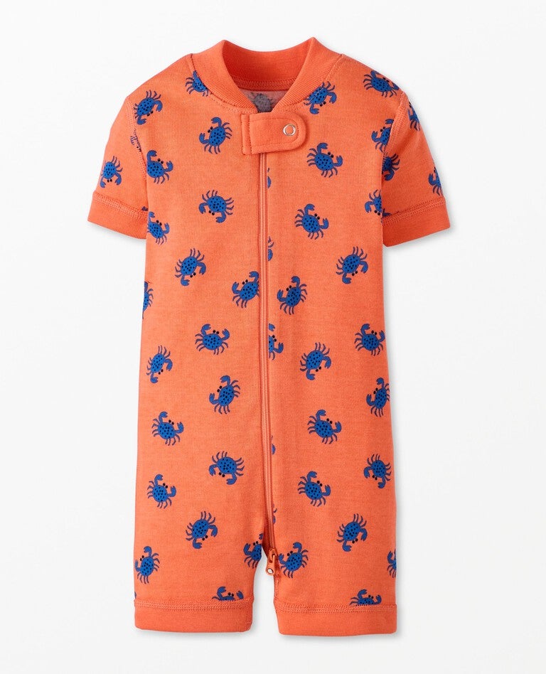 Baby 2-Way Zip Shortie Sleeper.