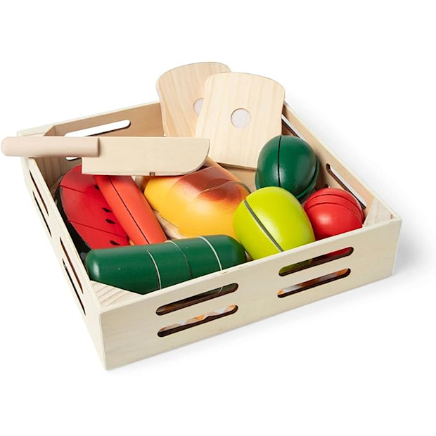 Melissa & Doug Cutting Food Play Food Set.