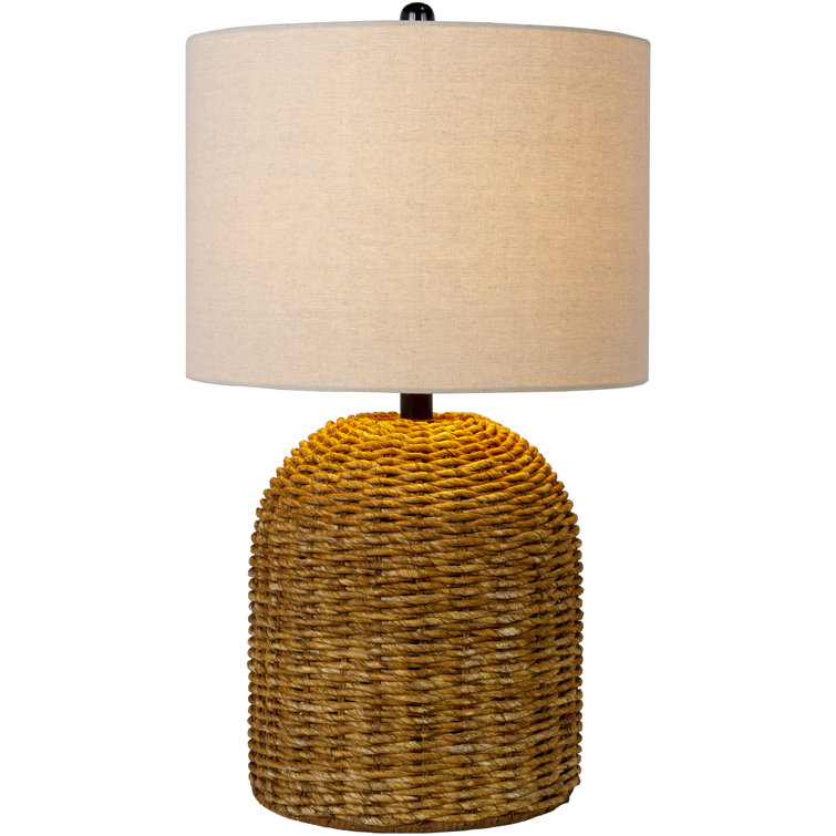 Wayfair Sumava Rattan Table Lamp.