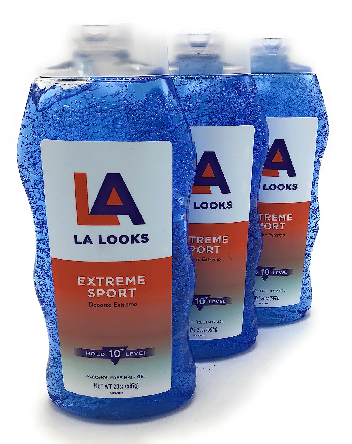L.A. LOOKS Hair Gel, 3-pack.