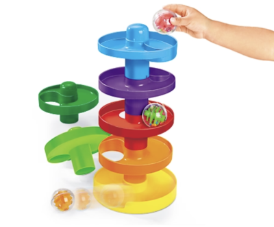 Rainbow Stack Ball Track.