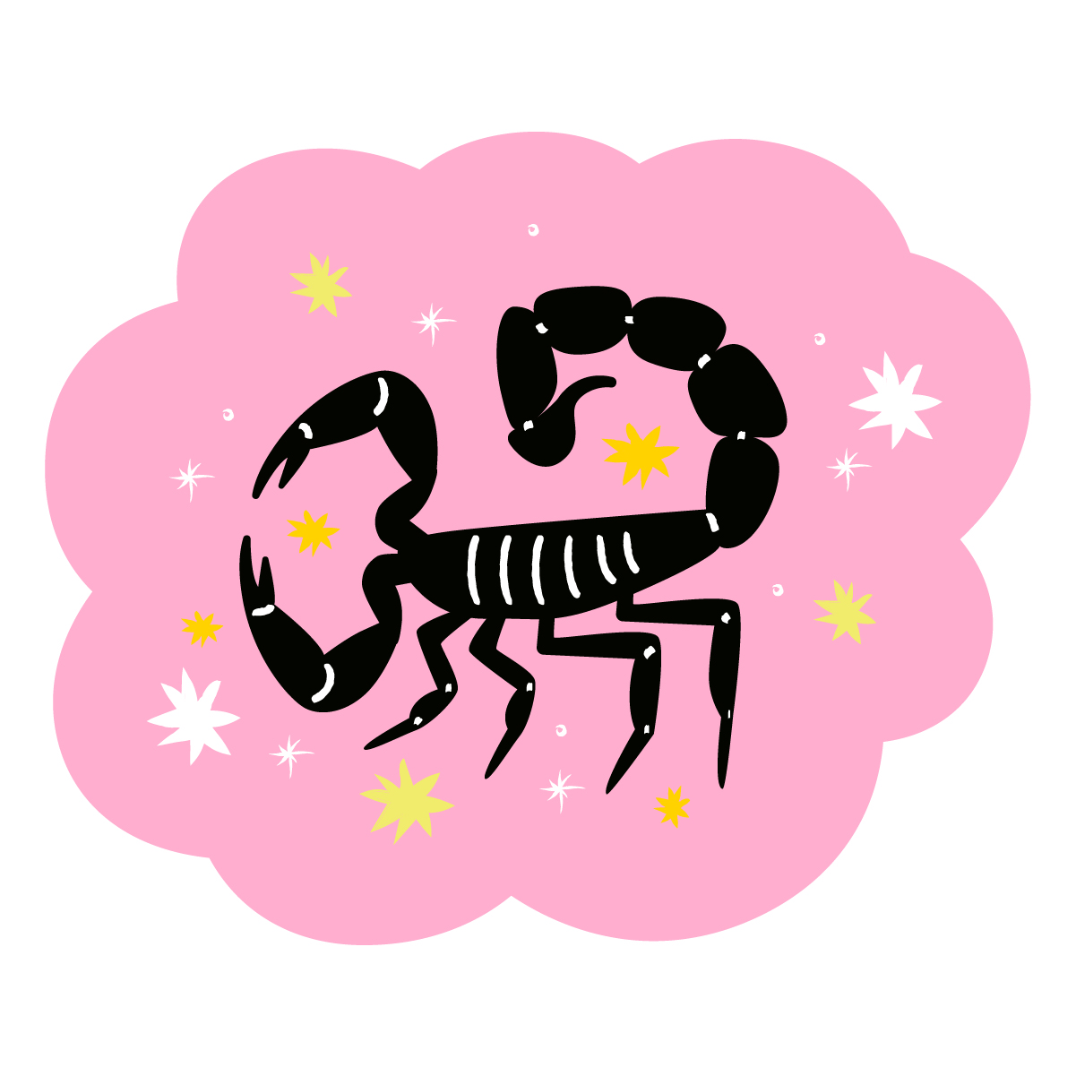 Scorpio Baby Name Illustration