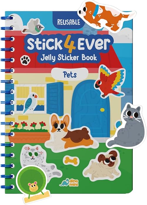 Stick4Ever  Jelly Reusable Sticker Book.