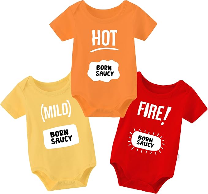 YSCULBUTOL Hotsauce Packet Triplet Short Sleeve Set.