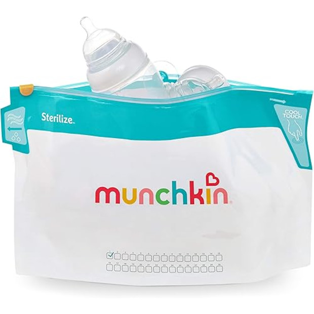 Munchkin Microwave Bottle Steam Sterilizer Bags.