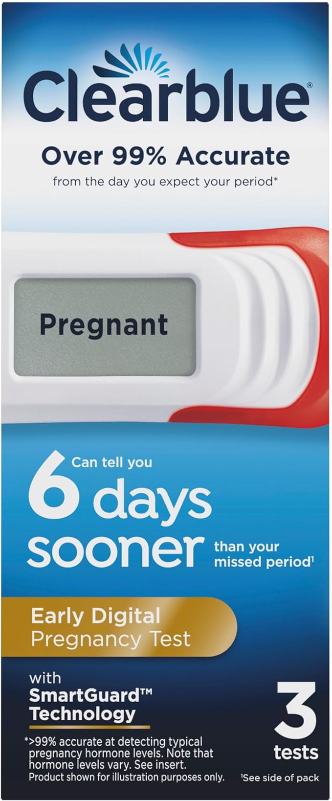 Clearblue Early Digital Pregnancy Test 3 Count