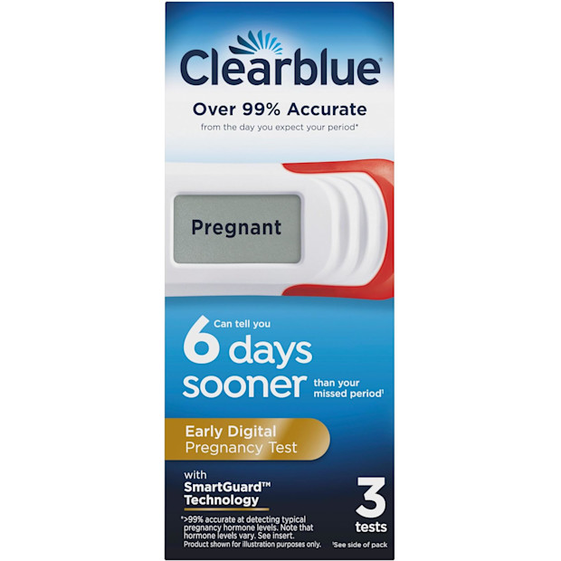 Clearblue Early Digital Pregnancy Test 3 Count