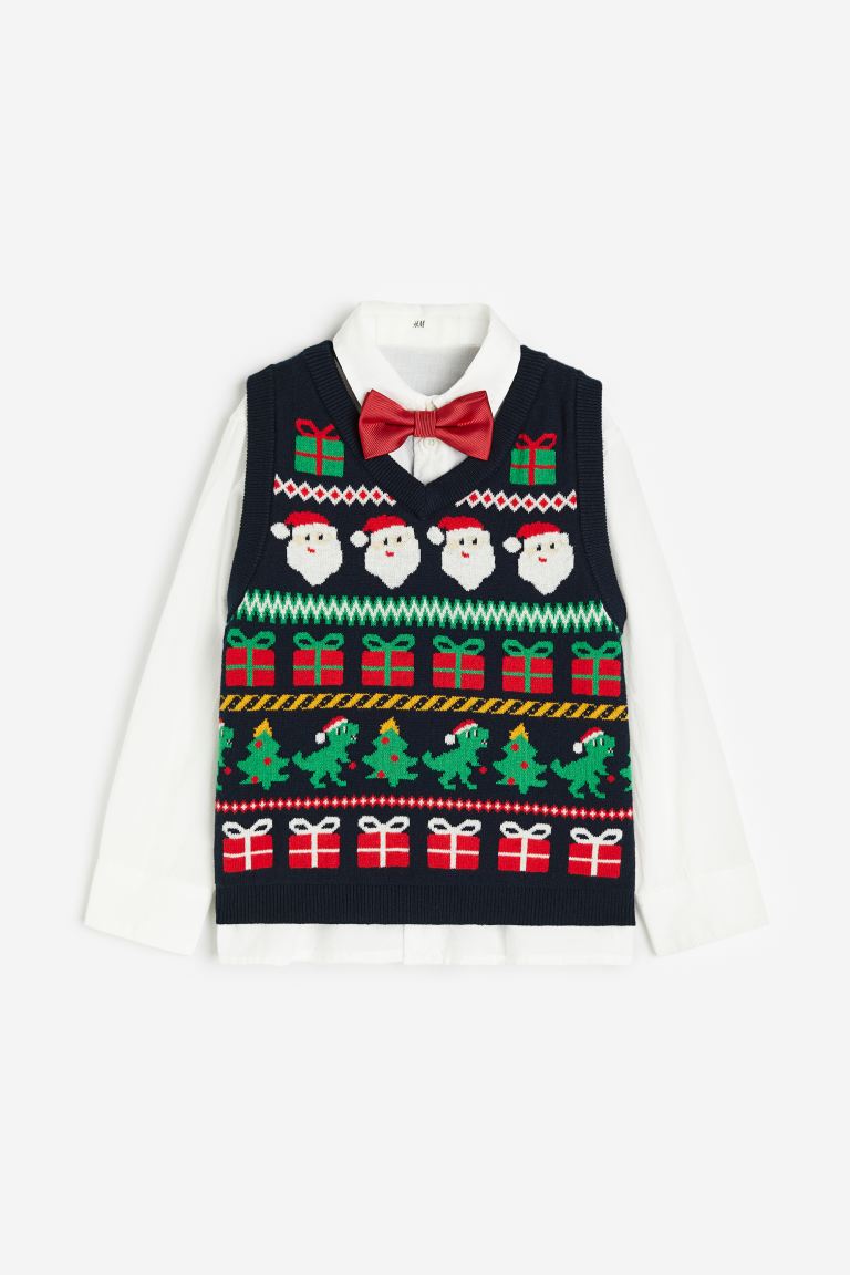 H&M 3-piece Sweater Vest Set.