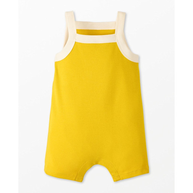 Baby Sleeveless Ribbed Shortie Romper.