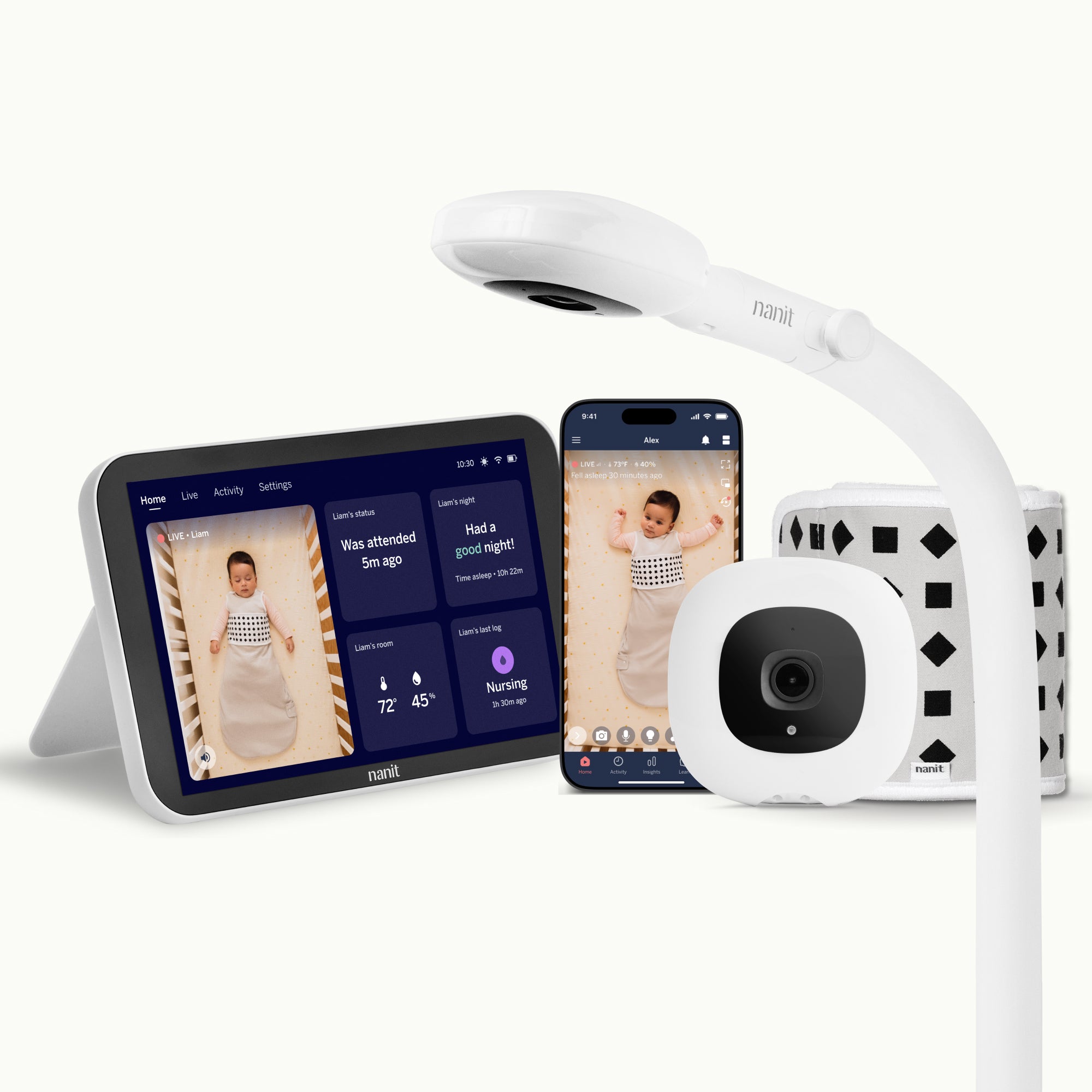 Nanit Smart Baby Monitor System.