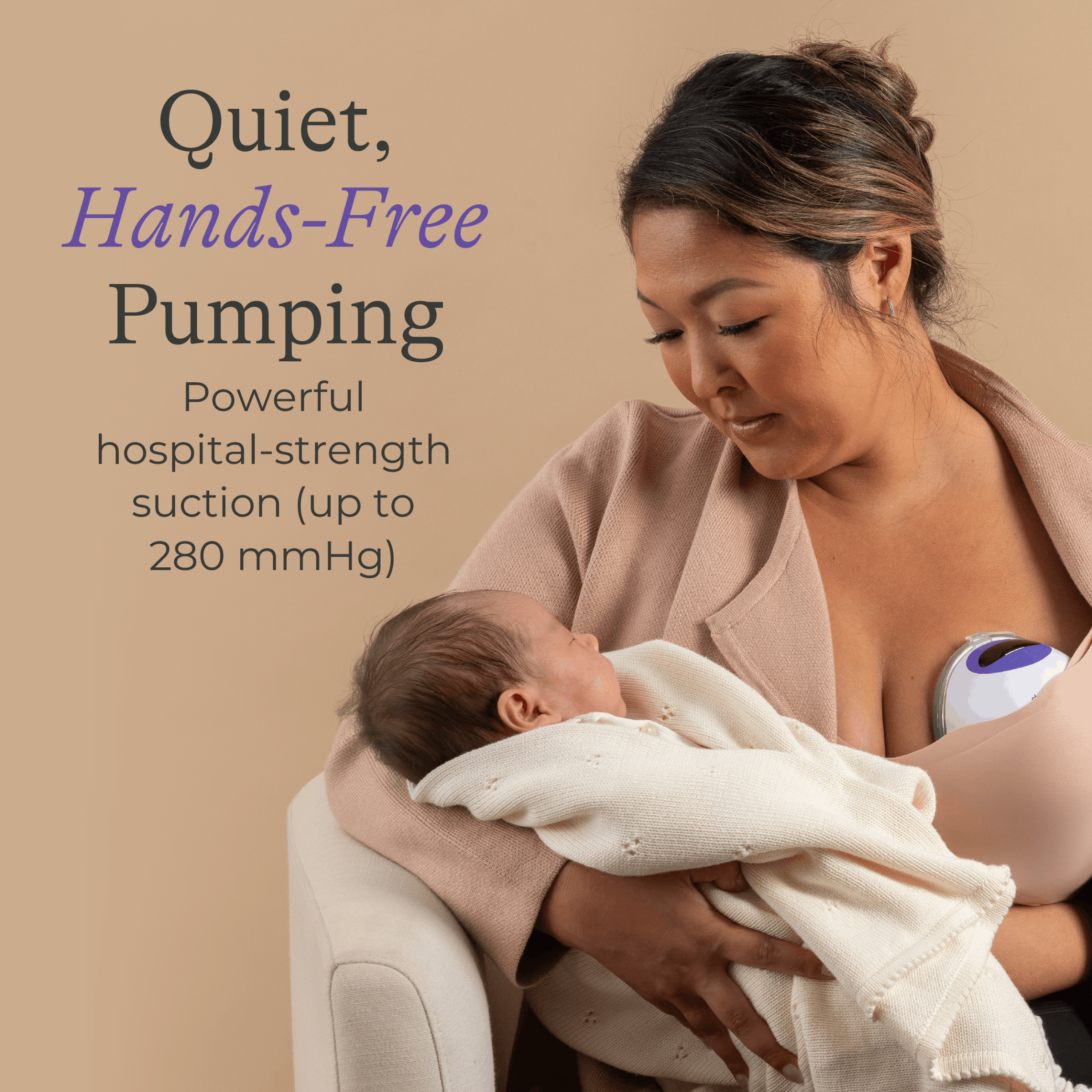 Lansinoh DiscreetDuo Flow Wearable Breast Pump.