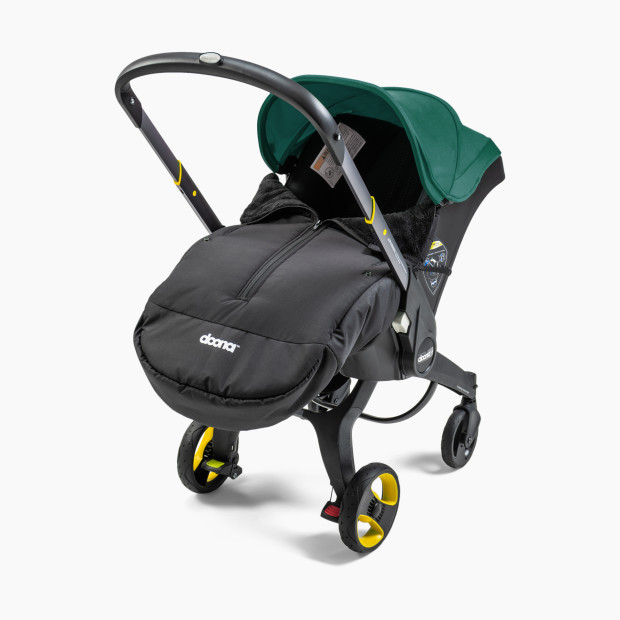 Doona Winter Cover for Infant Car Seat & Stroller - Black.