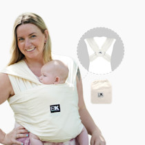 Organic Baby K'tan Baby Carrier 100% GOTS Certified Cotton: #1 Easy Pre-Wrapped 5 in 1 Baby Sling | Ready to Wear | Pillowy Soft Hands Free Infant Wrap | Newborn to Toddler up to 35lb (See Size Chart)