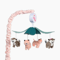 Lambs & Ivy Enchanted Safari Animal Musical Baby Crib Mobile Jungle Soother Toy