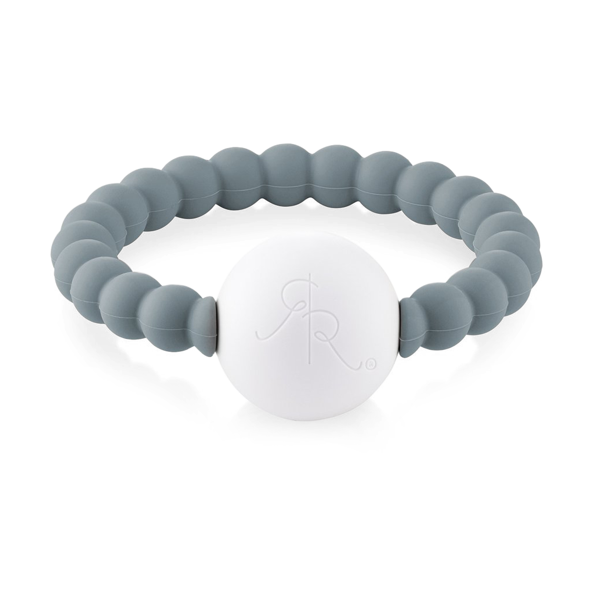 Ryan & Rose Cutie Teether Rattle - Charcoal.