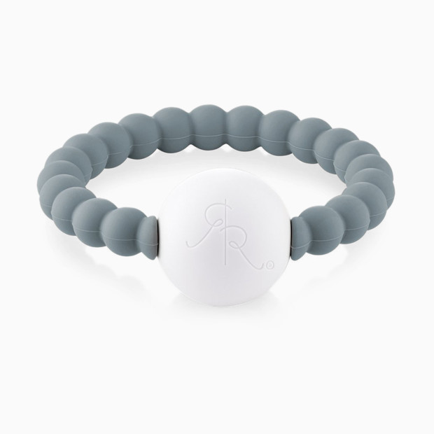 Ryan & Rose Cutie Teether Rattle - Charcoal.