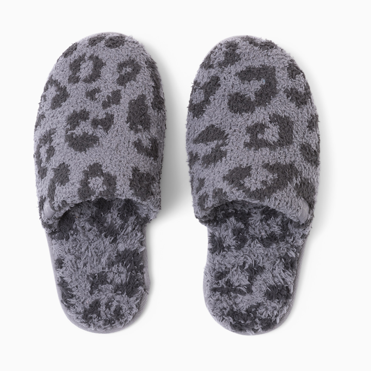 Barefoot Dreams CozyChic Barefoot in the Wild Slipper - Graphite/Carbon, S.