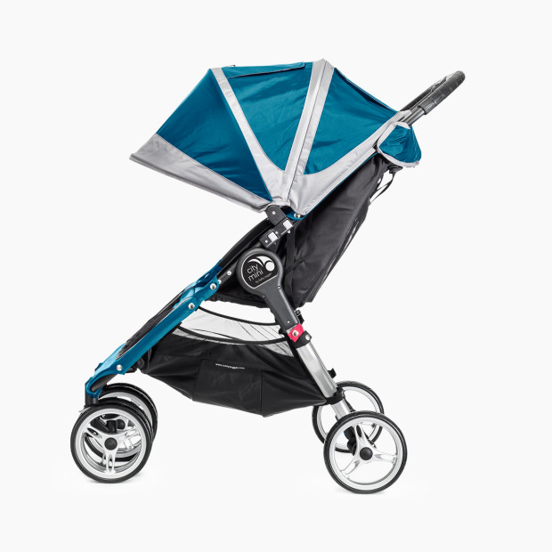 Baby Jogger City Mini Double Stroller - Teal/Gray.