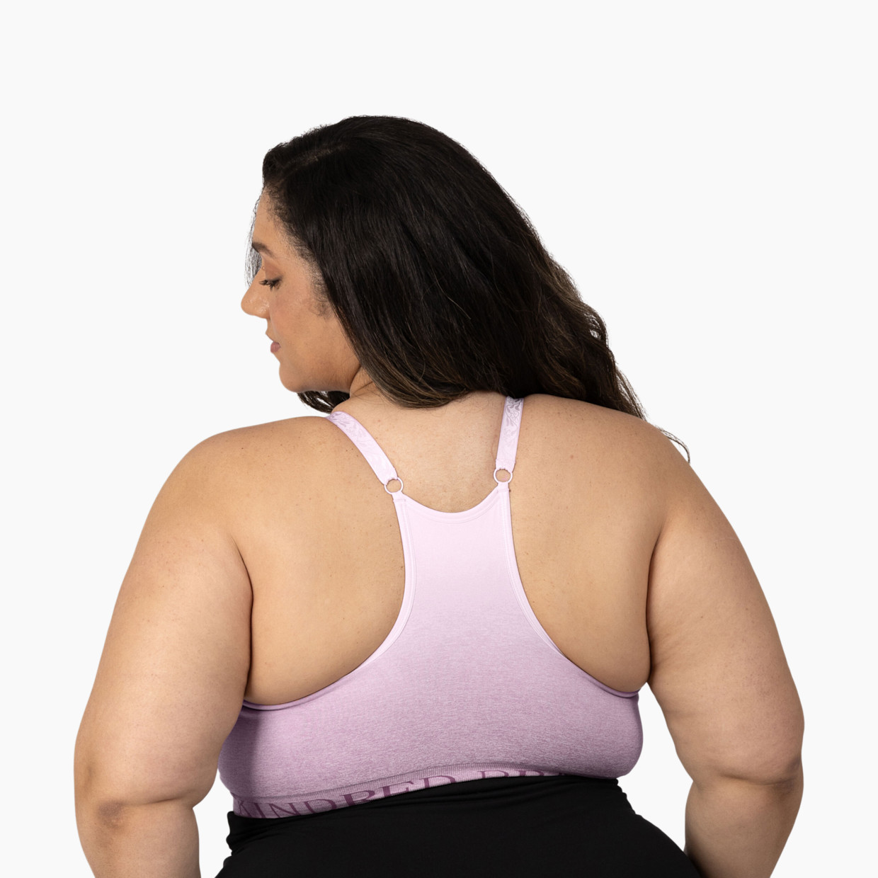Kindred Bravely Sublime Hands-Free Pumping & Nursing Sports Bra - Ombre Purple, 2 X Busty.