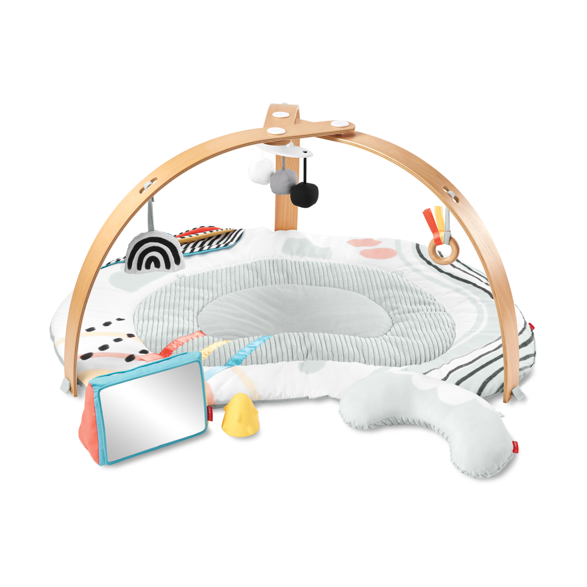 Skip Hop Discoverosity Montessori Gym and Stroller Toys Bundle.