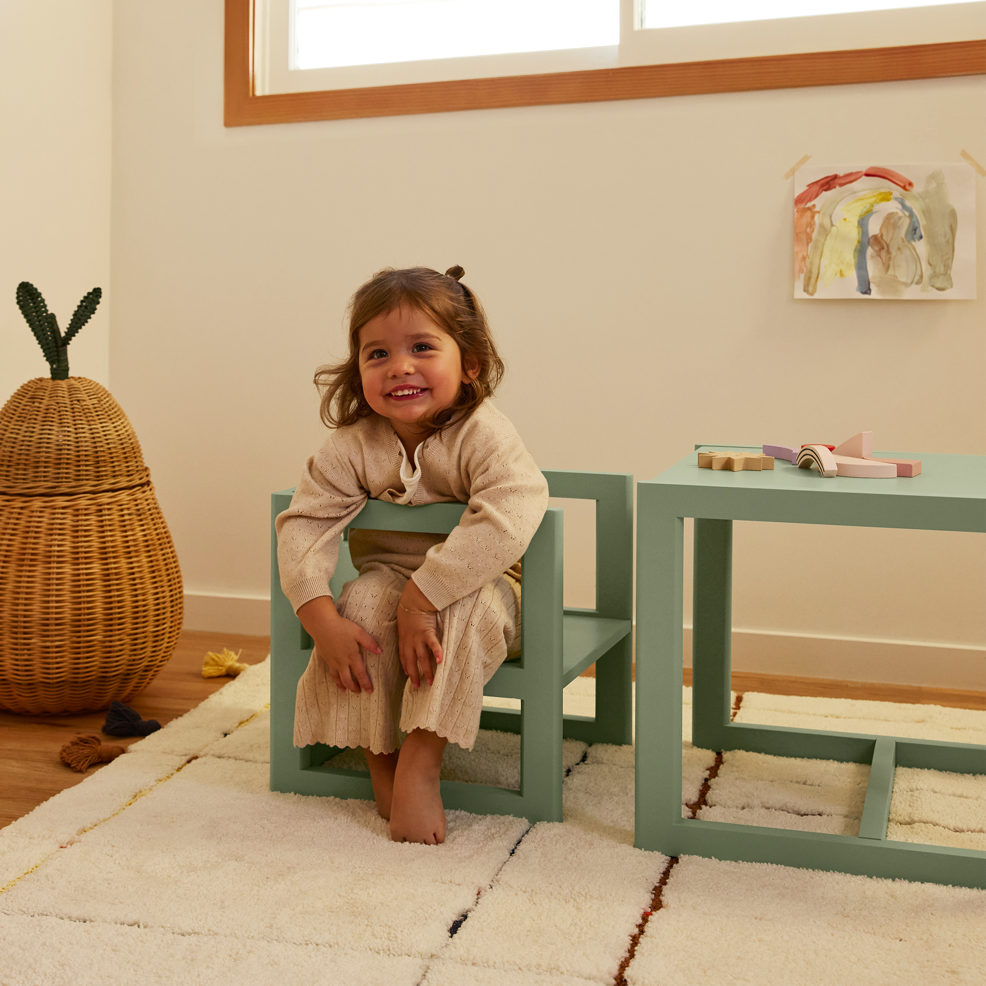 Piccalio Reversible Chair - Green.