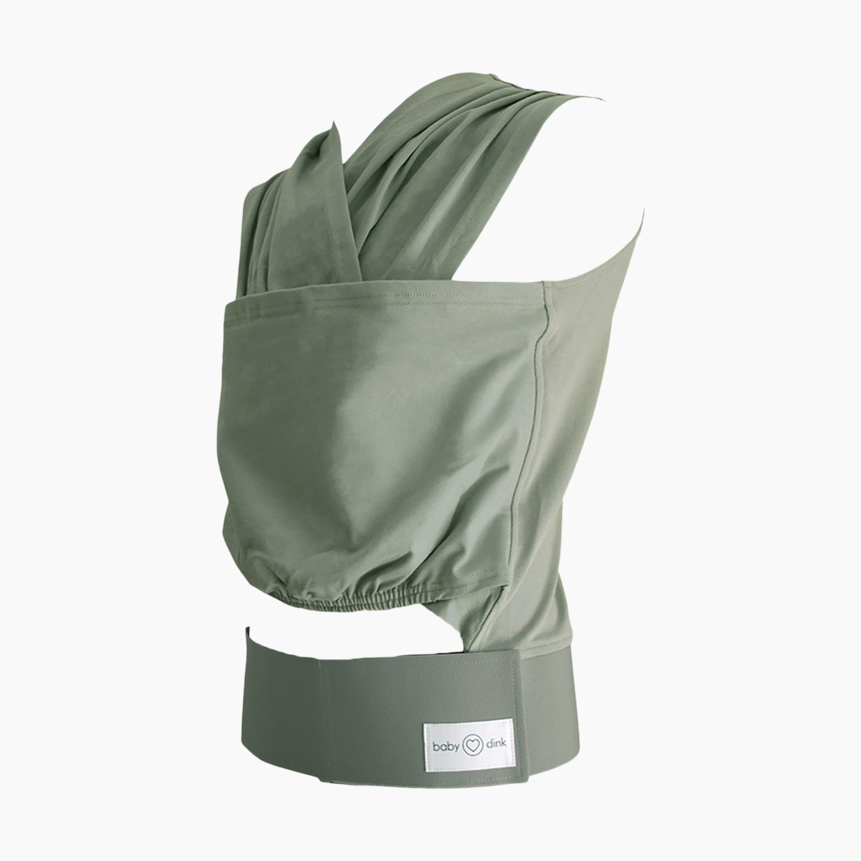 BabyDink T-Shirt Newborn Wrap Carrier - Sage, XL.
