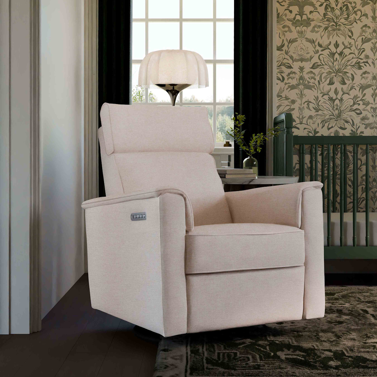 Namesake Willa Pro Power Recliner and Swivel Glider - Performance Beach Eco-Weave.