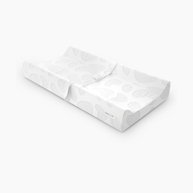 Jool Baby Contoured Changing Pad with Cover - White Pebble.