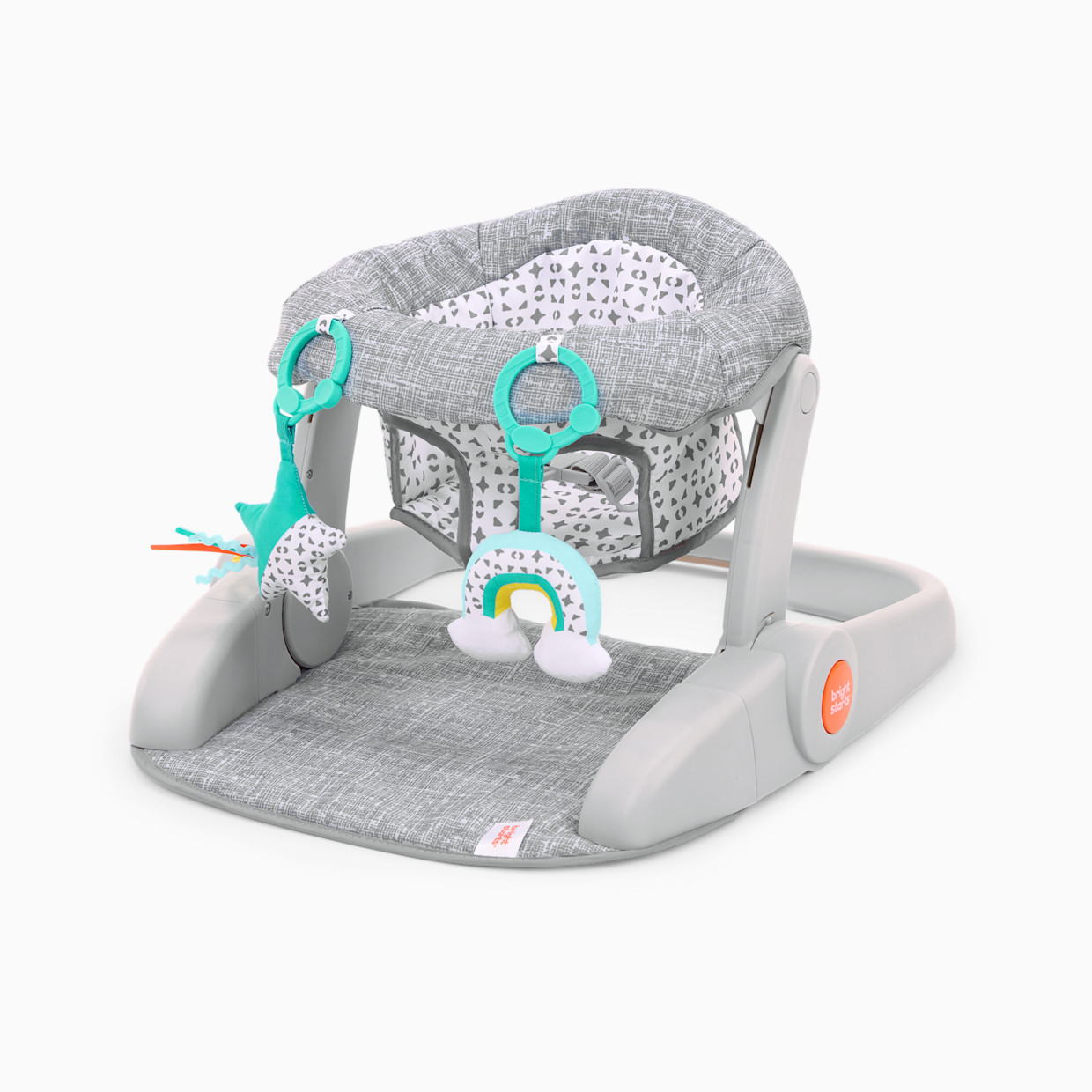 Baby Einstein Learn to Sit 2-Position Floor Seat - Heather Gray.