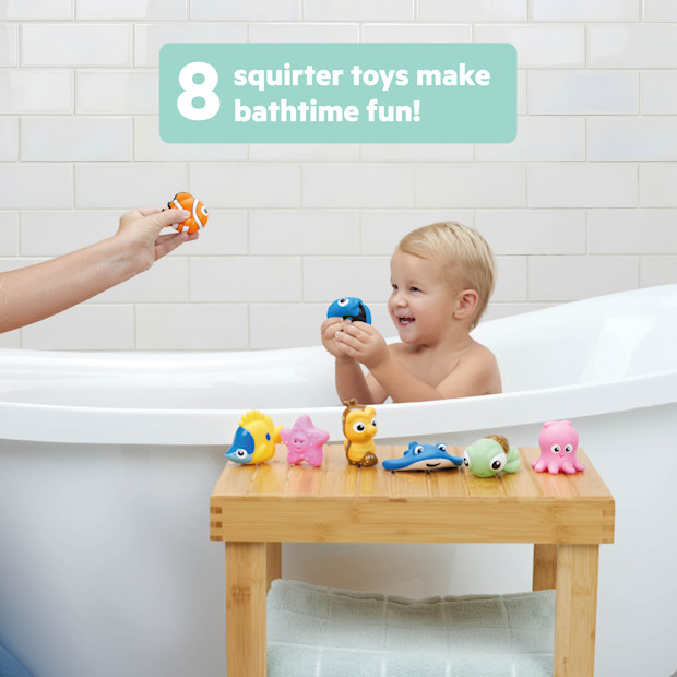 Bright Starts Disney Finding Nemo 8 Piece Bath Set.