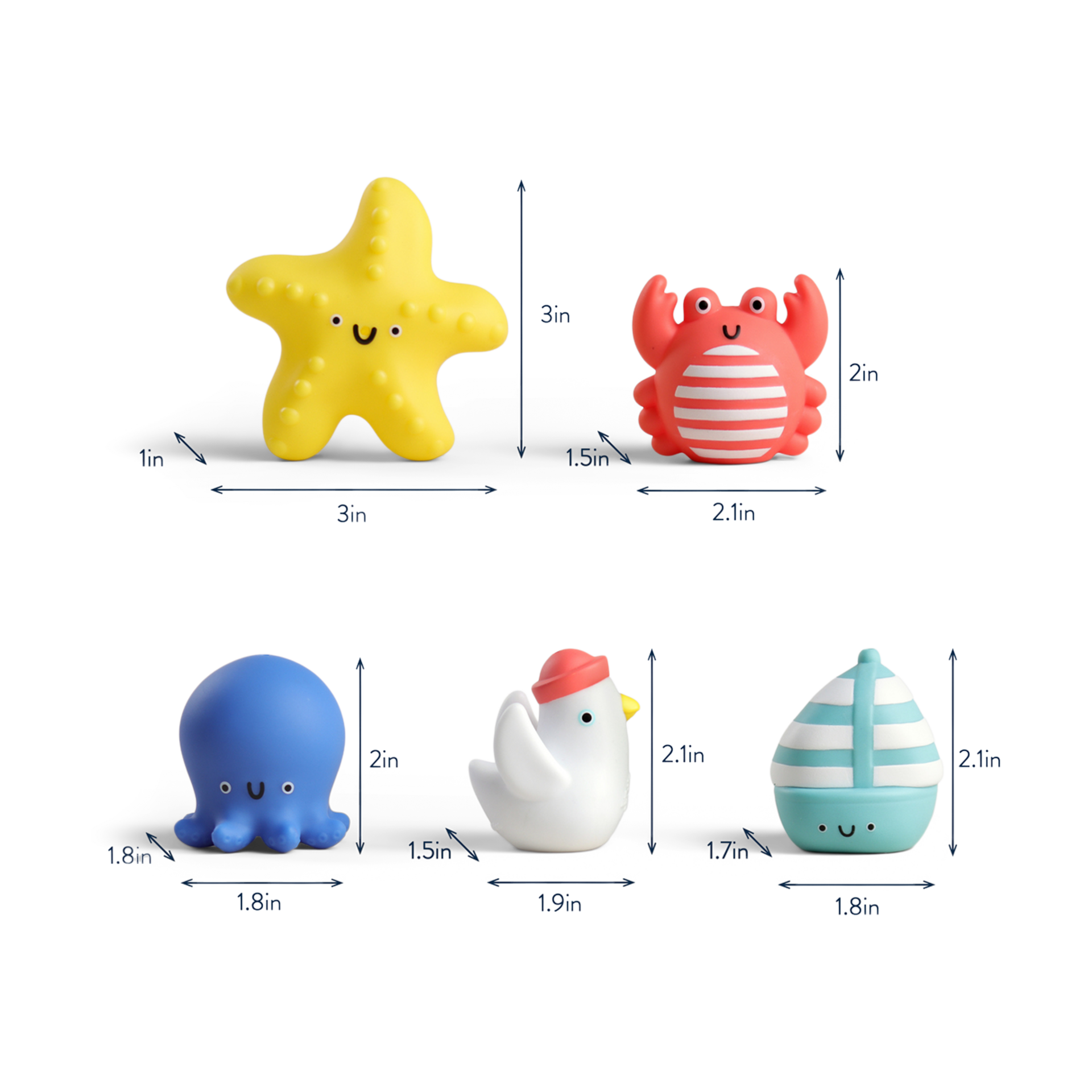 Itzy Ritzy Bath Puppets - Nautical.