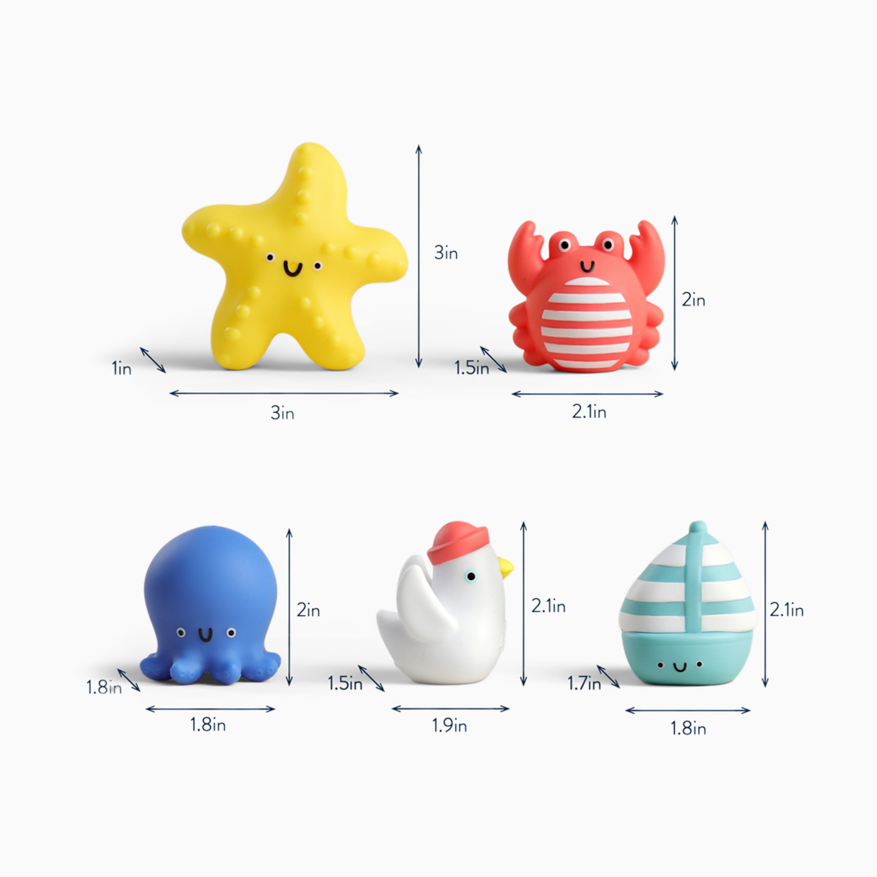Itzy Ritzy Bath Puppets - Nautical.