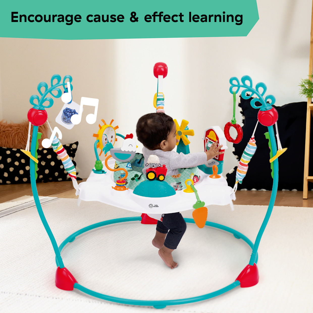 Baby Einstein Jump & Learn Barnyard 2-in-1 Jumper.